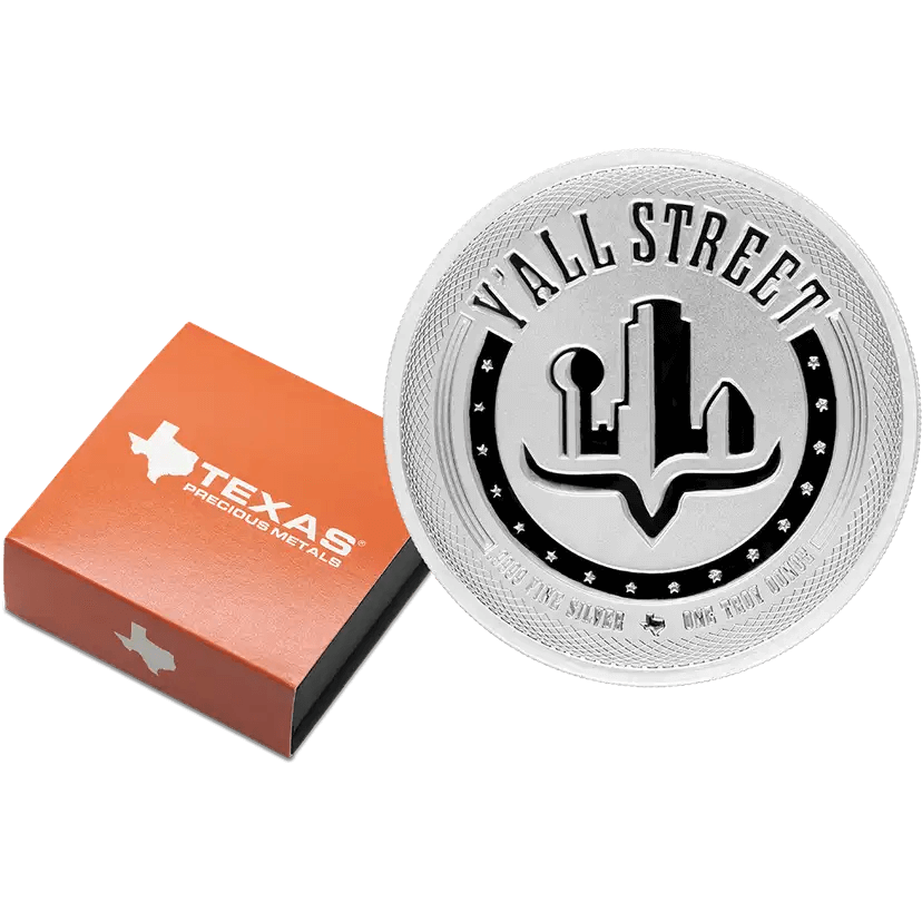 1 oz Y'all Street™ Silver Round (Reverse Proof) with Custom Box